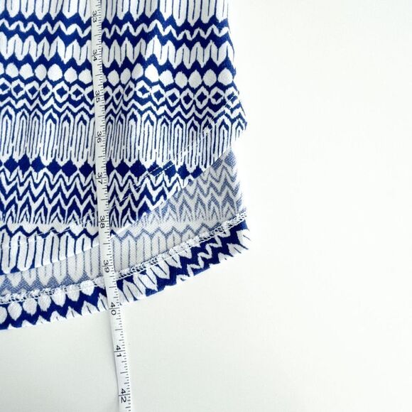 Banana Republic Blue And White Aztec Print Sundress Size Medium - Picture 7 of 8
